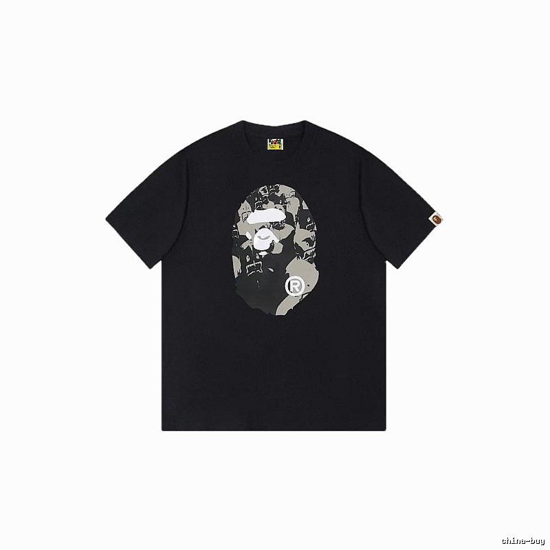Bape Ape Head Camouflage Style Short-Sleeve Shirt