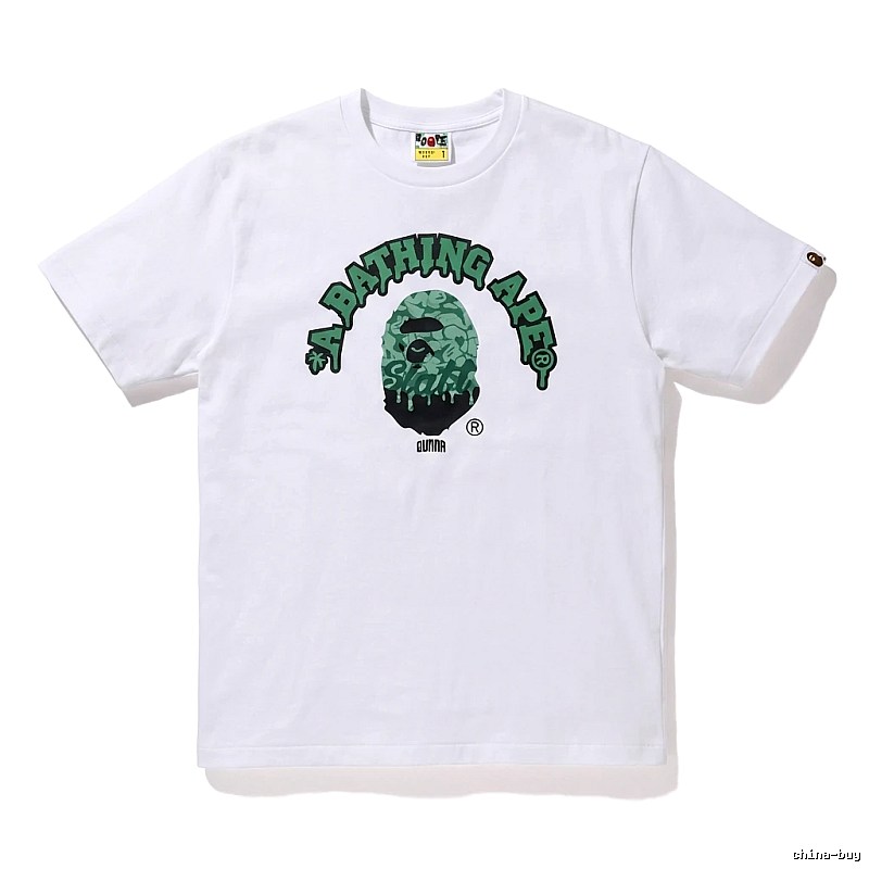 Bape Ape Head Cool White T-shirt in Streetwear Style