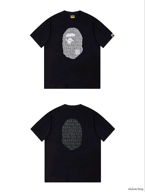 Bape Ape Head Trendy and Cool Black T-shirt