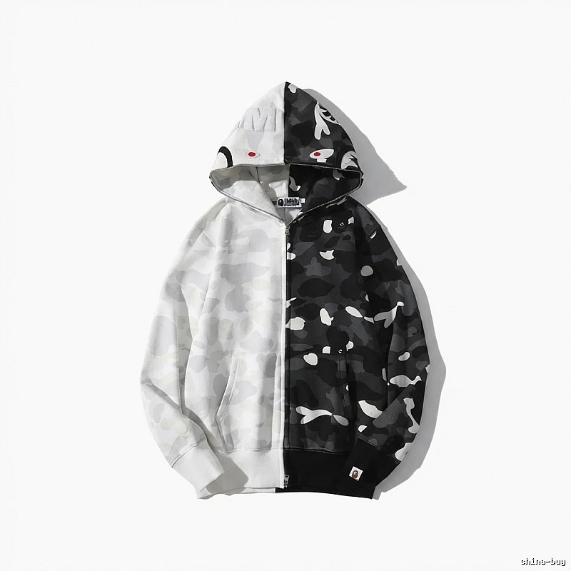 Bape camouflage patchwork style coat