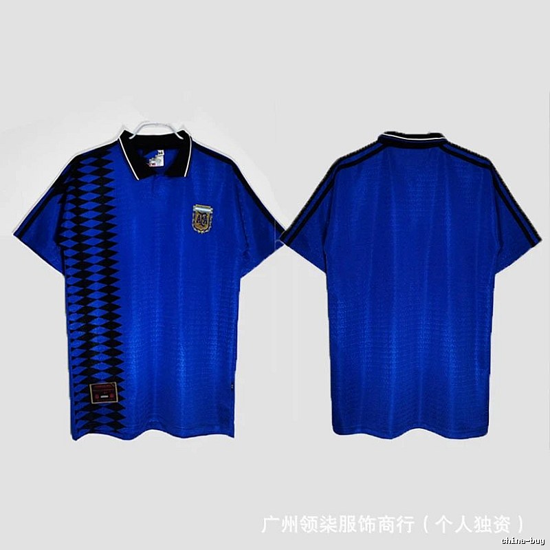 Brazil Premium Style Soccer jersey Blue Brazil Football for Resort Outfits