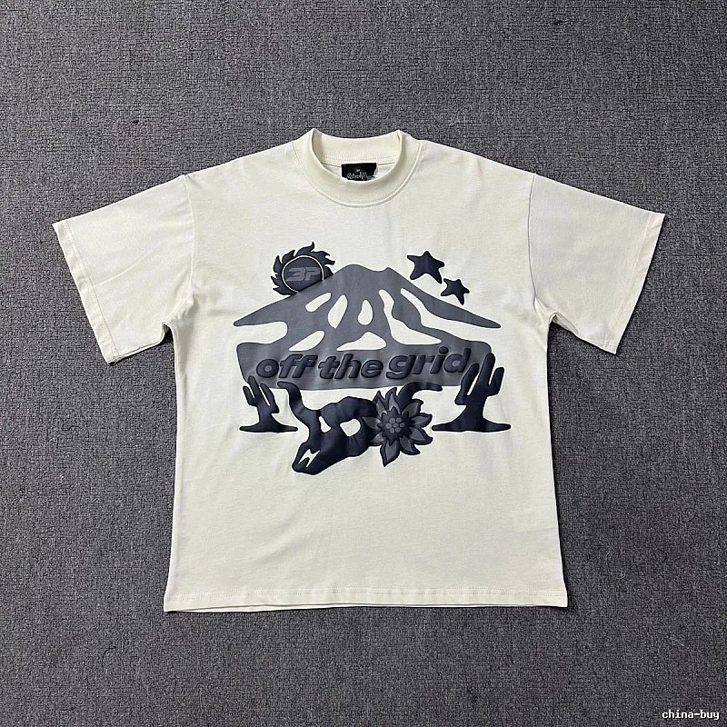 Broken Planet Resort Graphic T-shirt White Cotton Bold with Premium Look