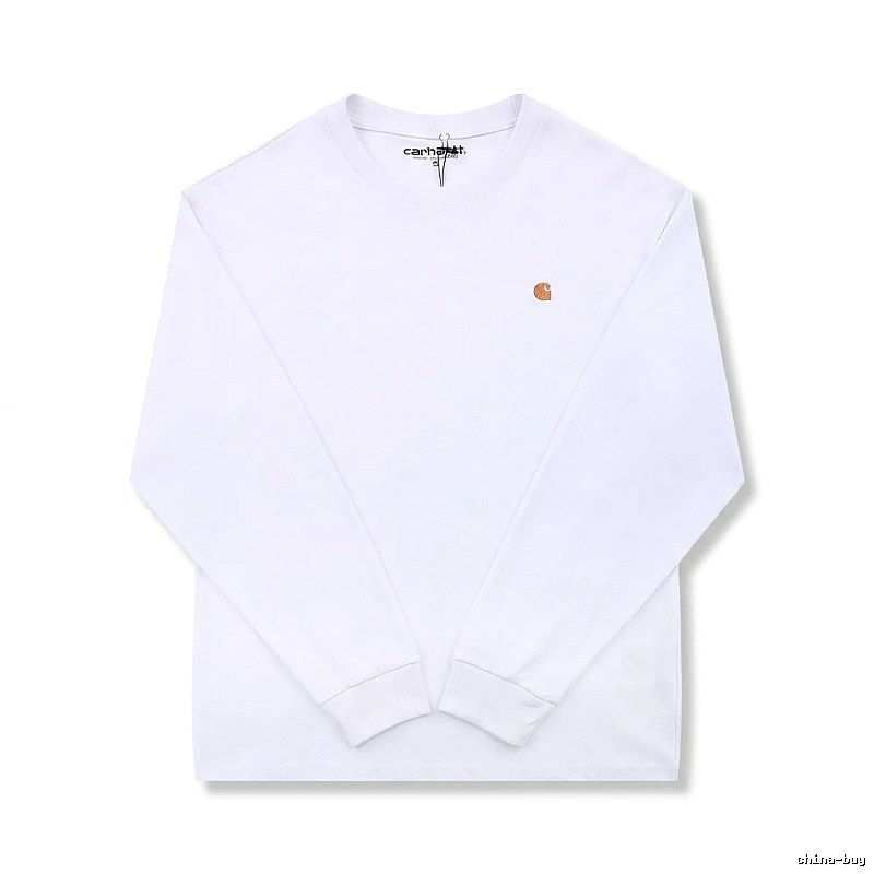 Carhartt classic simple style white sweatshirt