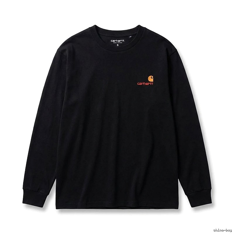 Carhartt simple style black sweatshirt