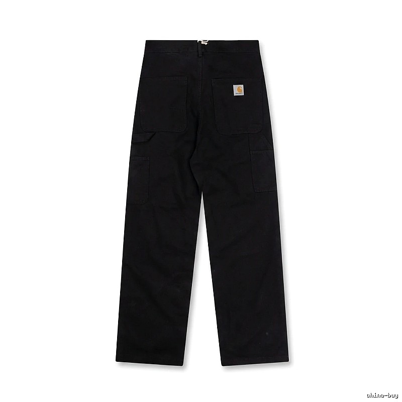 Carhartt workwear style black long trousers