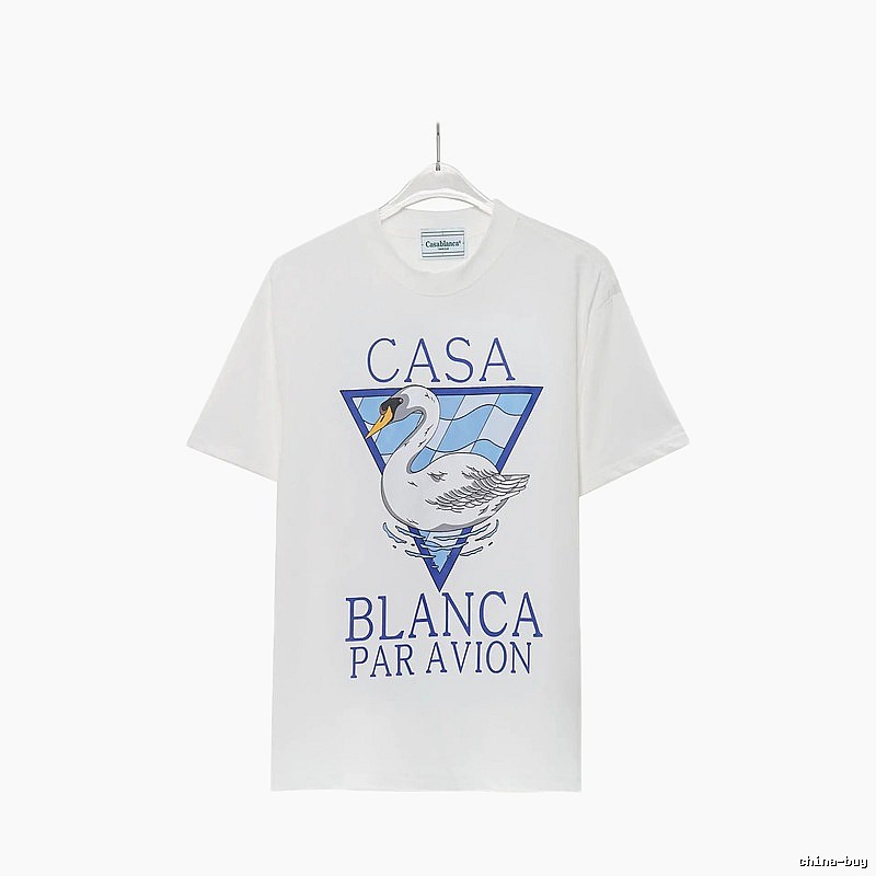 Casablanca Printed Fashionable White T-shirt