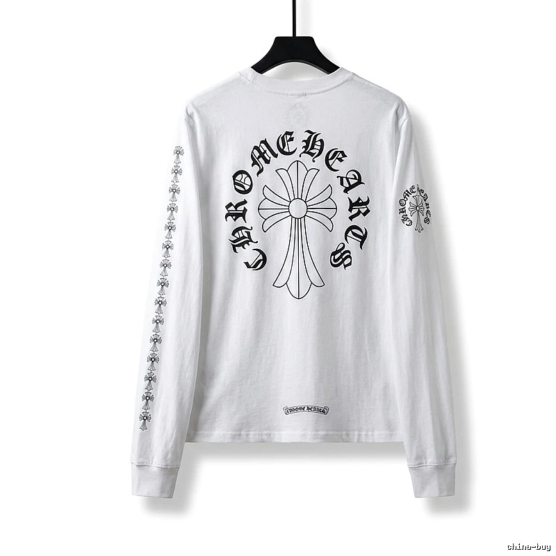 Chrome Hearts Cross Dark Style White T-shirt