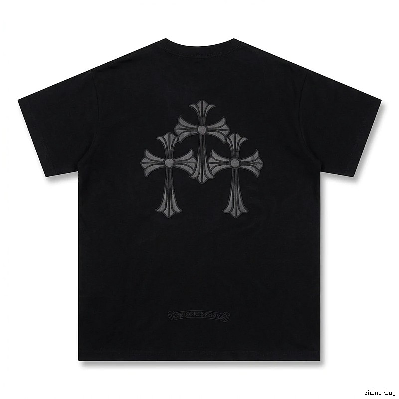 Chrome Hearts Cross Print Black T-shirt