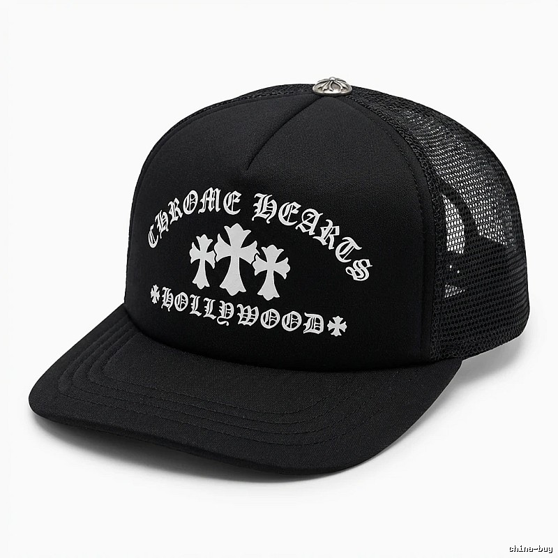 Chrome Hearts Cross Trendy brand Black Hat