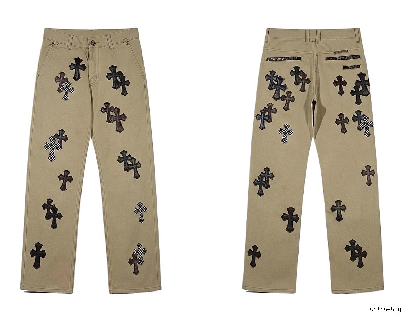 Chrome Hearts Cross Vintage Khaki Pants