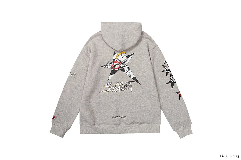 Chrome Hearts Patterned Cross graphic hoodie Black Blue Cross with Signature Styling