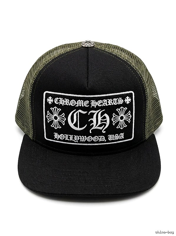 Chrome Hearts Retro Style Black Hat