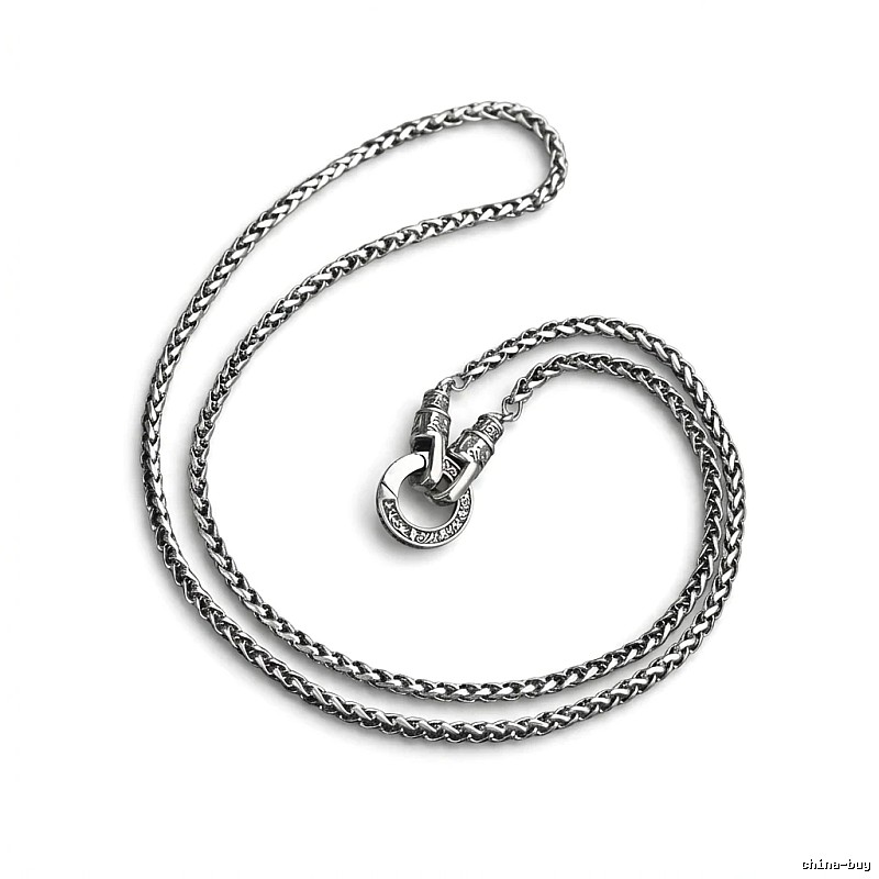 Chrome Hearts Retro Style Silver Necklace