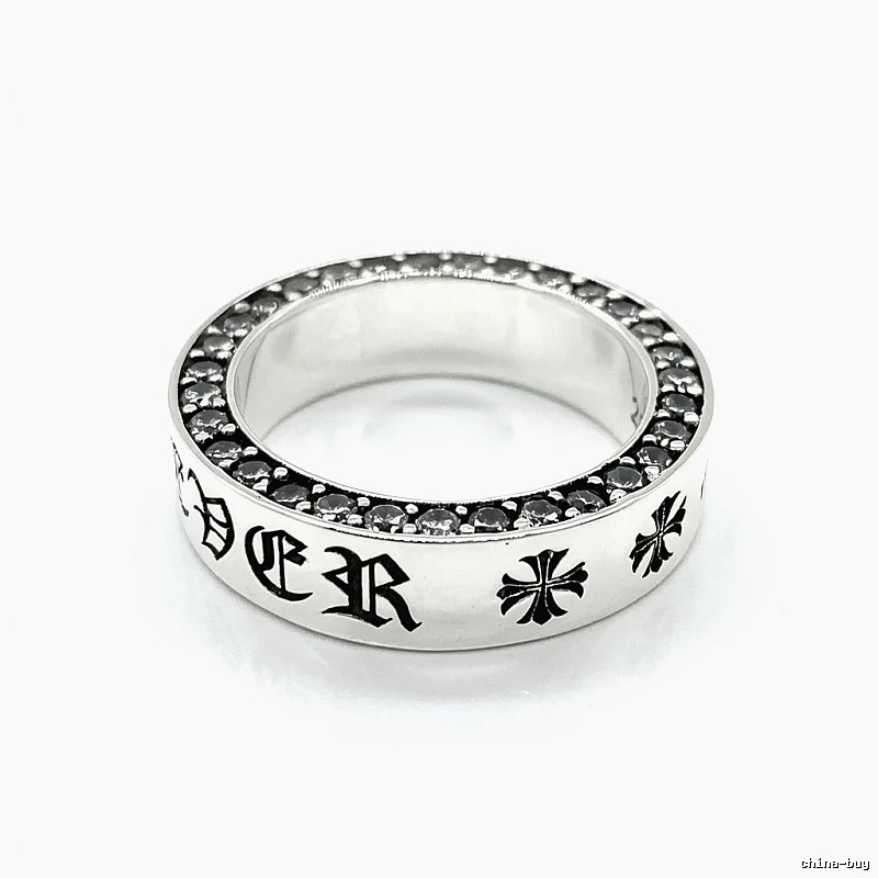 Chrome Hearts Silver Dark Style Ring