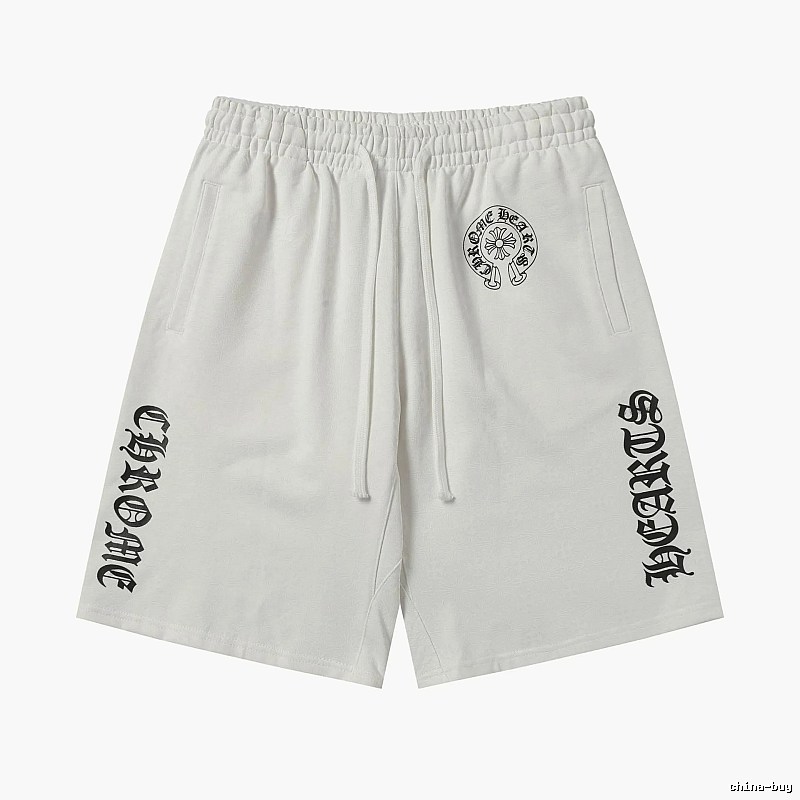 Chrome Hearts trendy and cool white shorts