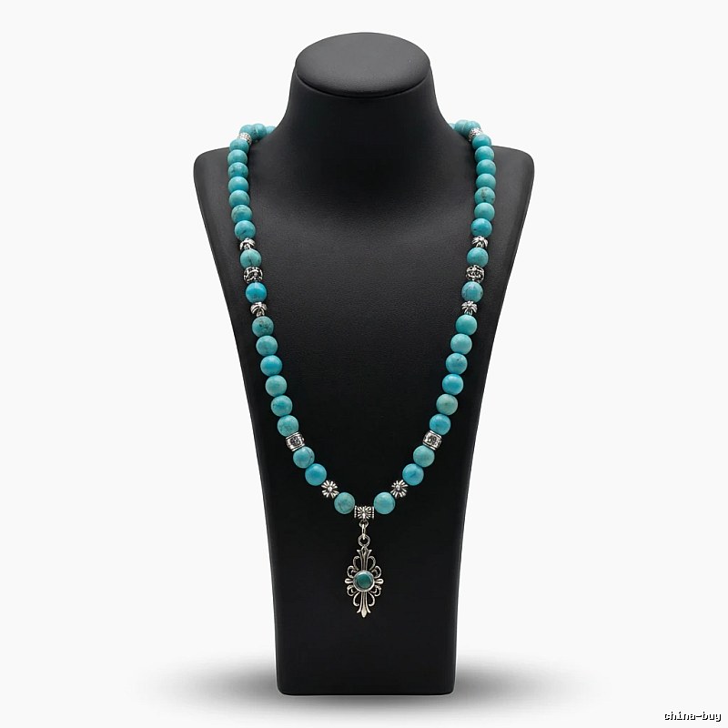 Chrome Hearts Turquoise Vintage Necklace