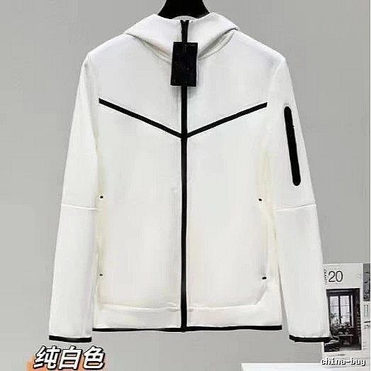 Classic White zip hoodie White Full Zip for Daily Styling