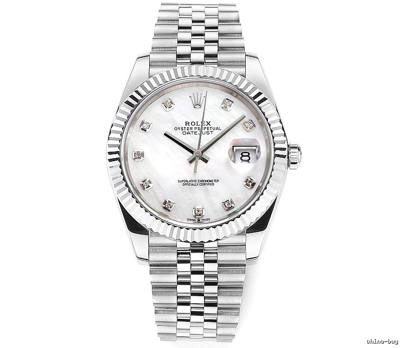 Collector Datejust Automatic Watch by Rolex - Silver And White