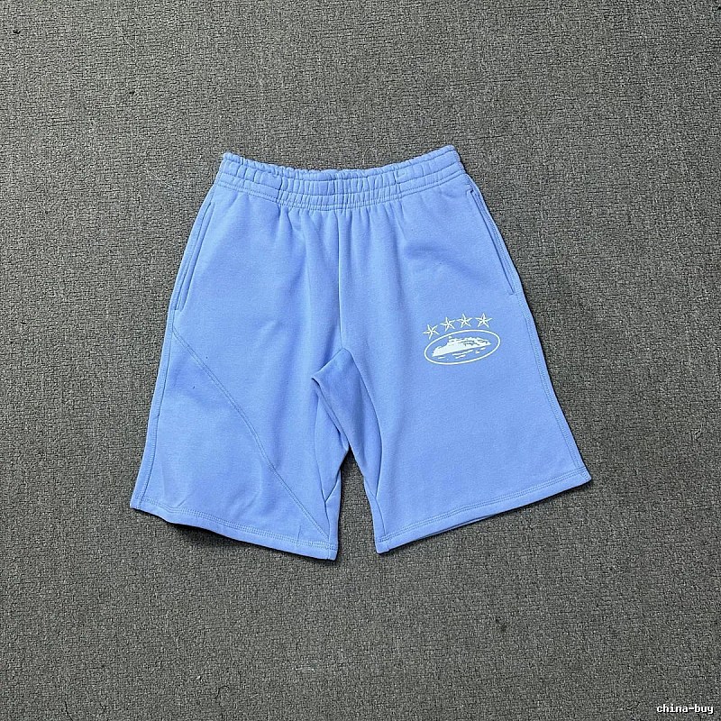 Corteiz casual light blue shorts