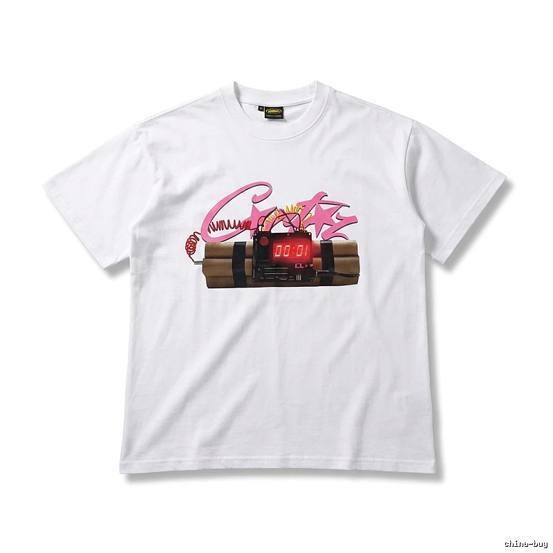 Corteiz Explosive Style White T-shirt