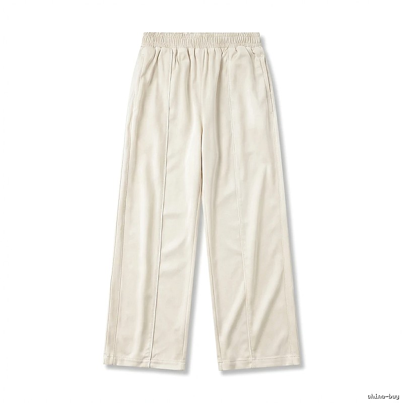 Corteiz minimalist style off-white wide-leg pants