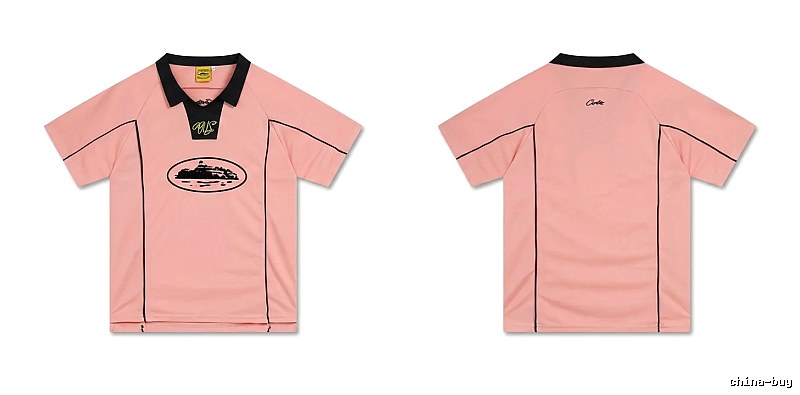 Corteiz pink sporty short-sleeve