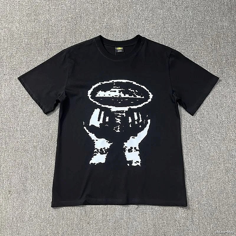 Corteiz Resort Logo T-shirt Black Corteiz for Travel Looks