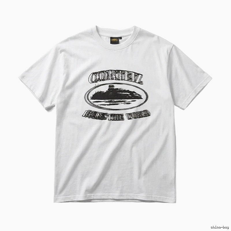 Corteiz retro-style white T-shirt