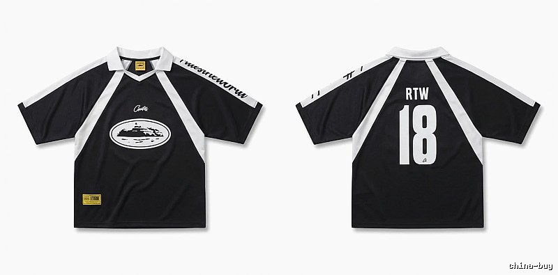 Corteiz RTW Series Sporty Black Short-sleeve Shirt