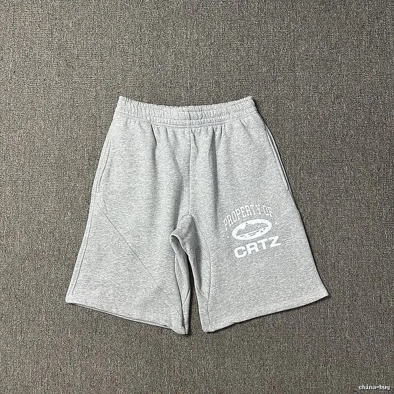 Corteiz sporty grey shorts