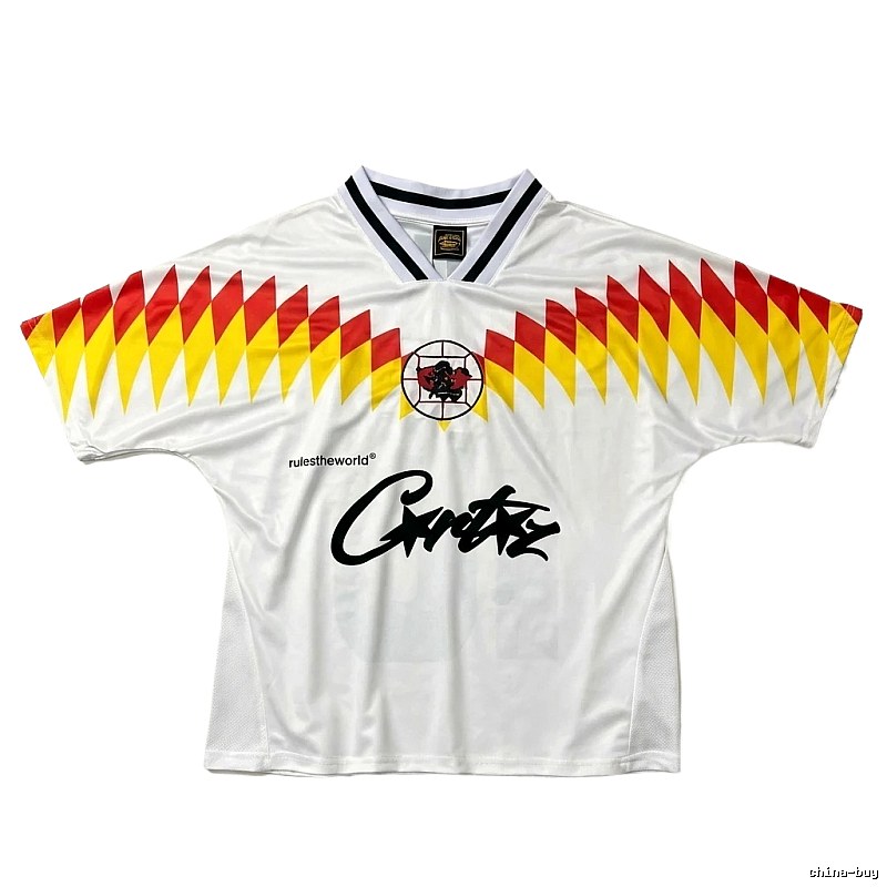 Corteiz sporty white short-sleeved shirt