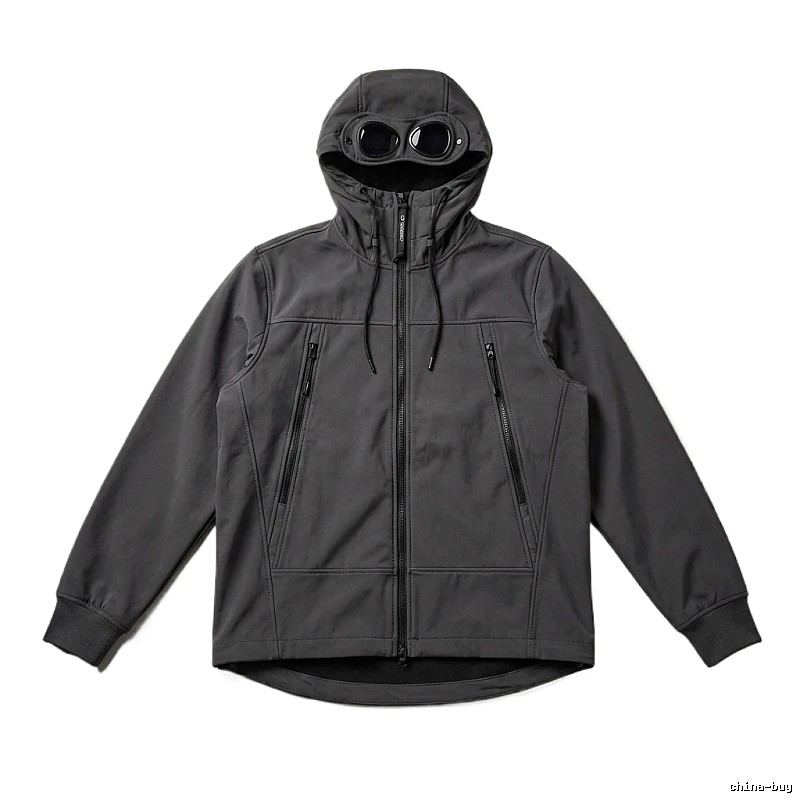 C.P. Hooded Functional Style Grey Coat