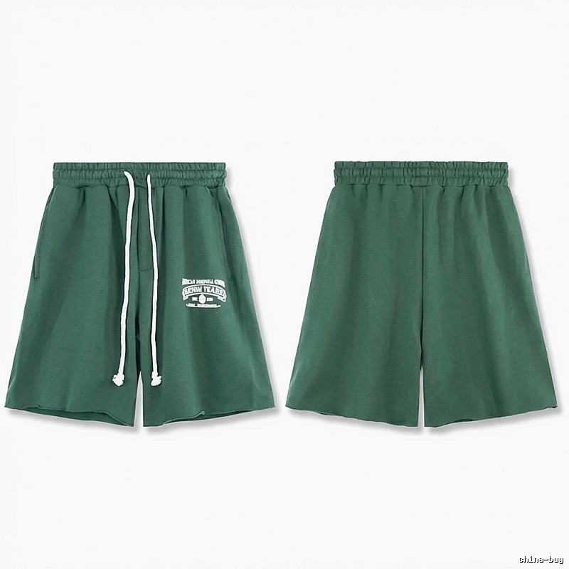 DENIM TEARS American Retro Green Shorts