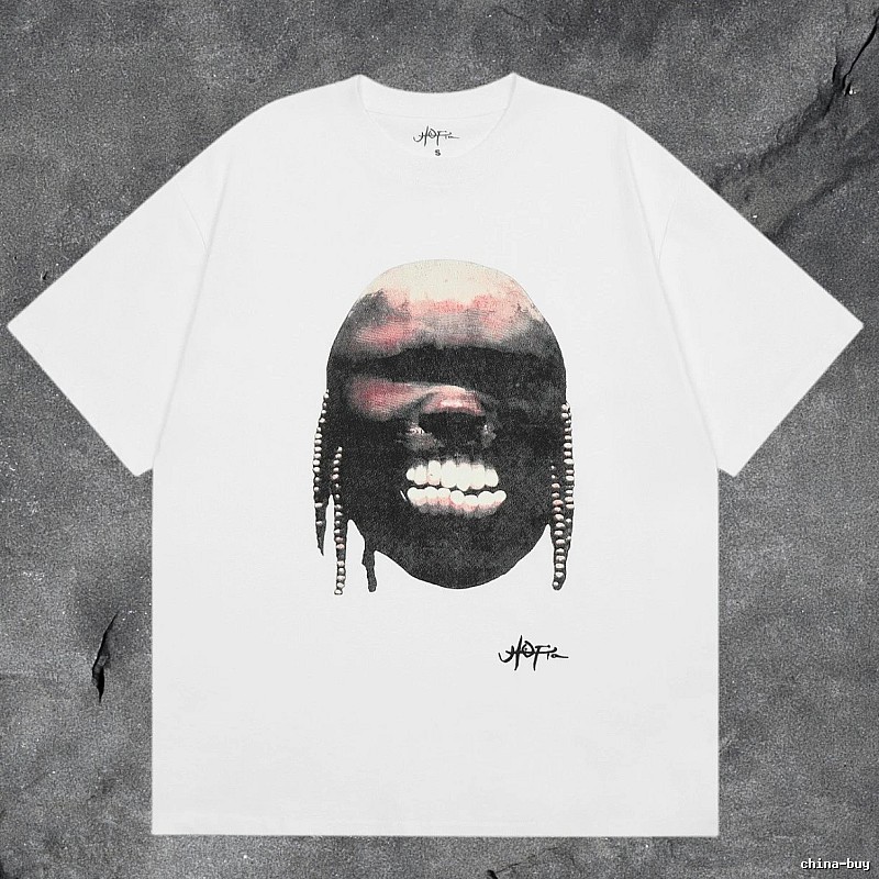 Denim Tears White Graphic T-Shirt Clean Colorway