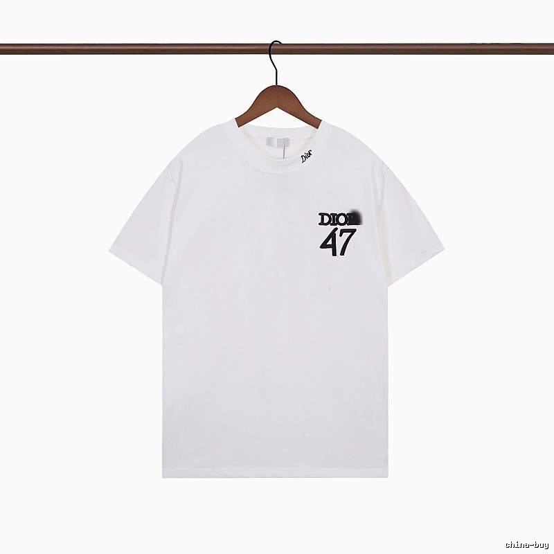 Dior 47 Collection Minimalist Style White T-Shirt