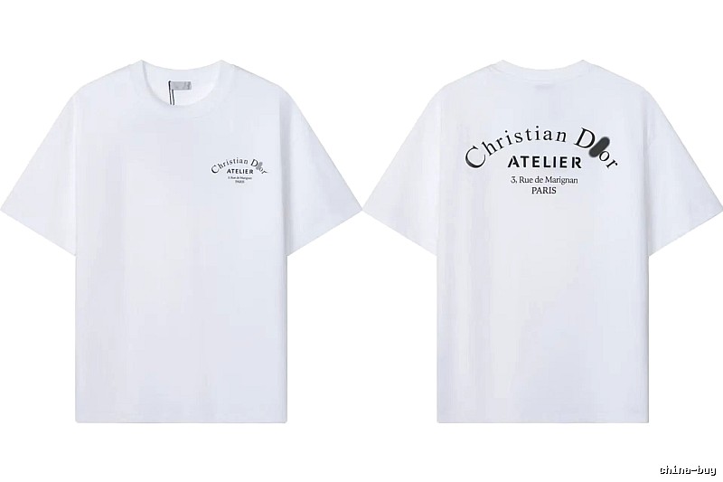 Dior Atelier Minimalist Style White T-Shirt
