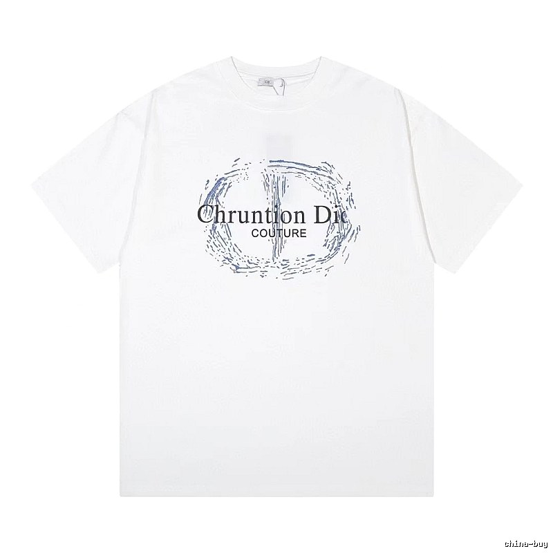 Dior Couture Trendy Style White Short-sleeve T-shirt