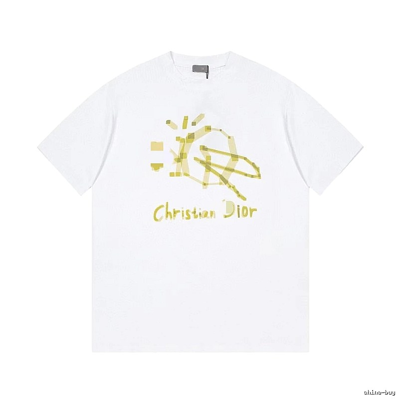 Dior Graffiti Street Style White T-Shirt