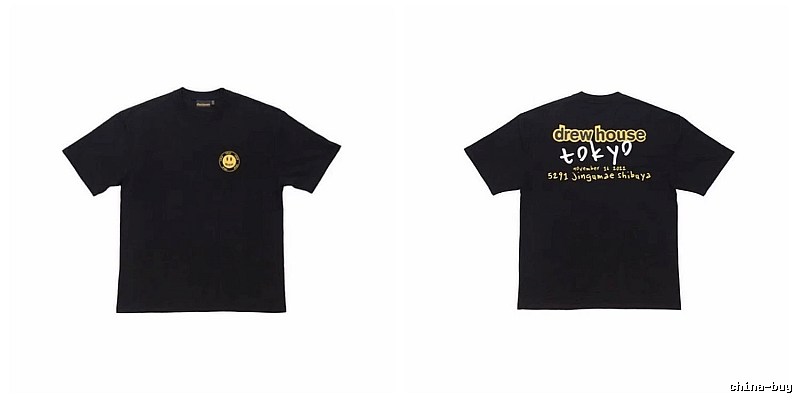 DrewHouse Tokyo Limited Street Style Black T-Shirt