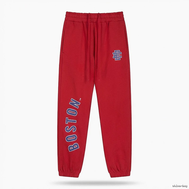 Eric Emanuel American Retro Red Sweatpants