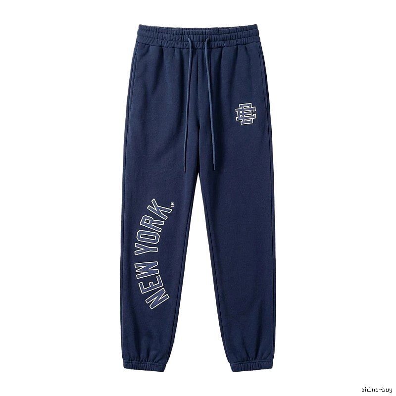 Eric Emanuel New York Style Navy Blue Sweatpants