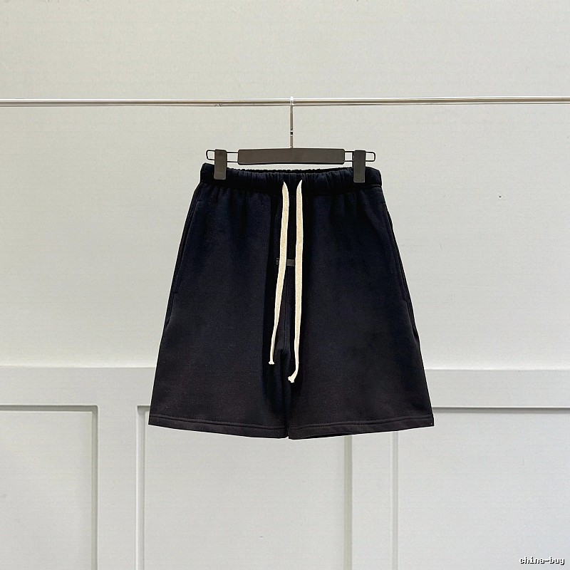 ESSENTIALS Basic Black Shorts