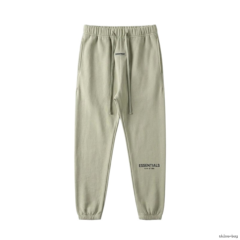 ESSENTIALS Basic Casual Khaki Pants