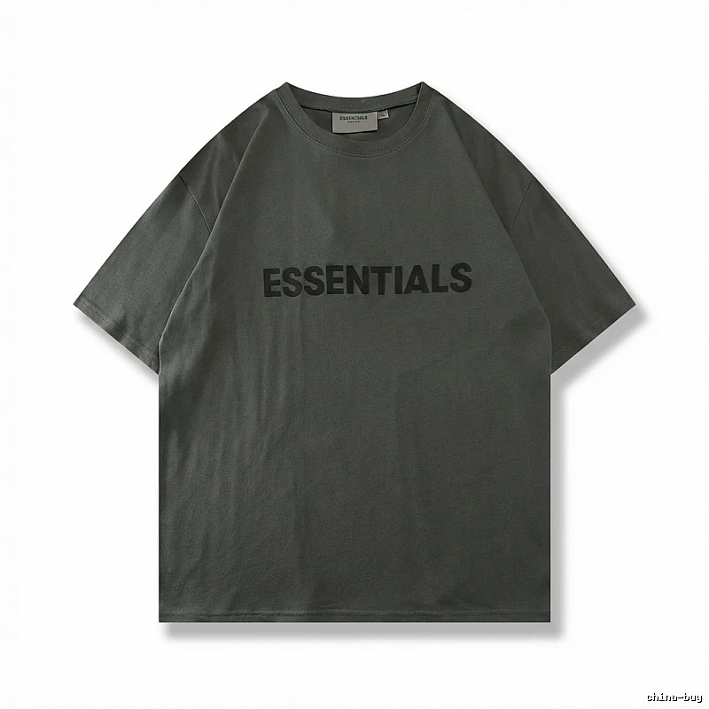 ESSENTIALS Basic Dark Grey T-shirt