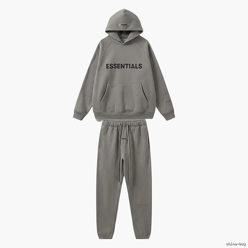 ESSENTIALS grey casual suit
