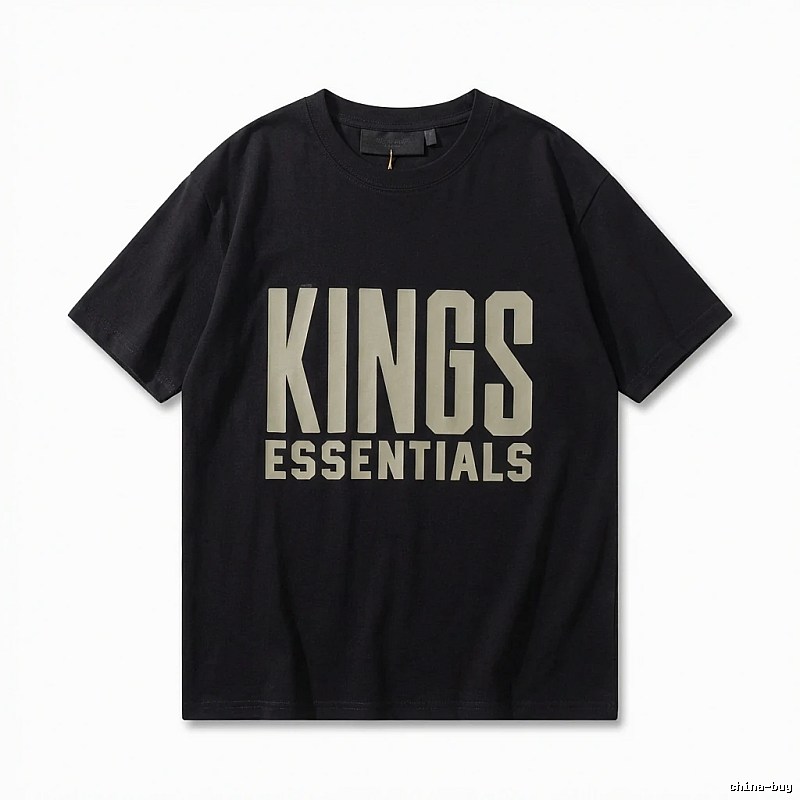 ESSENTIALS KINGS Style Black T - Shirt
