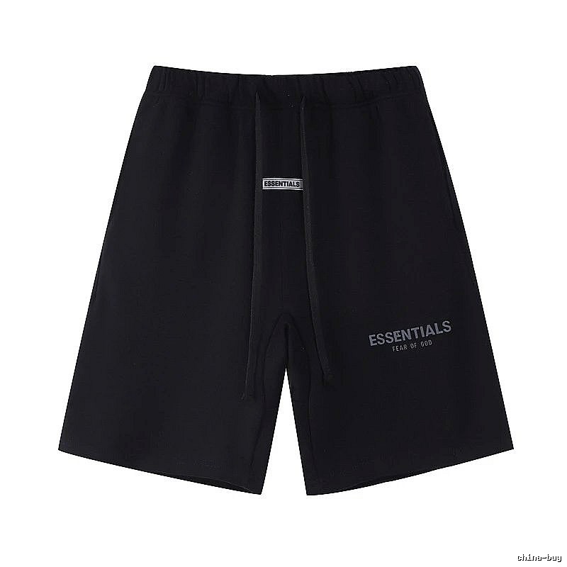 ESSENTIALS minimalist style black shorts