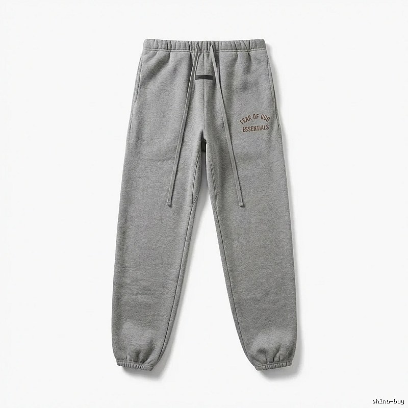 ESSENTIALS minimalist style grey sweatpants