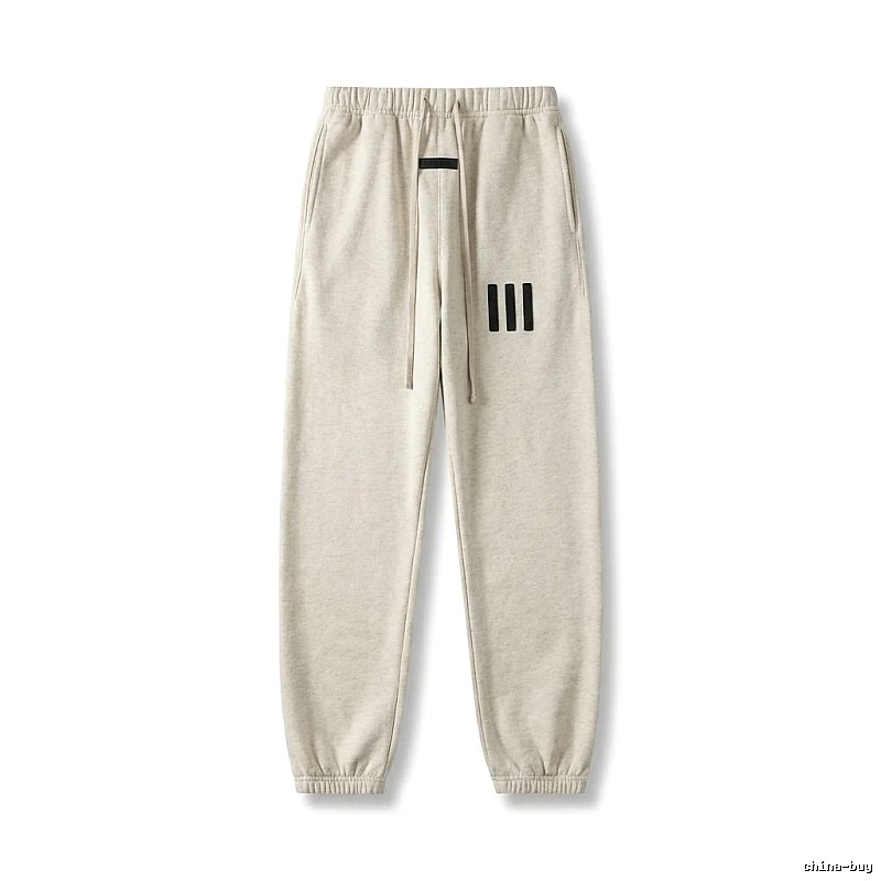 ESSENTIALS minimalist style light gray sweatpants