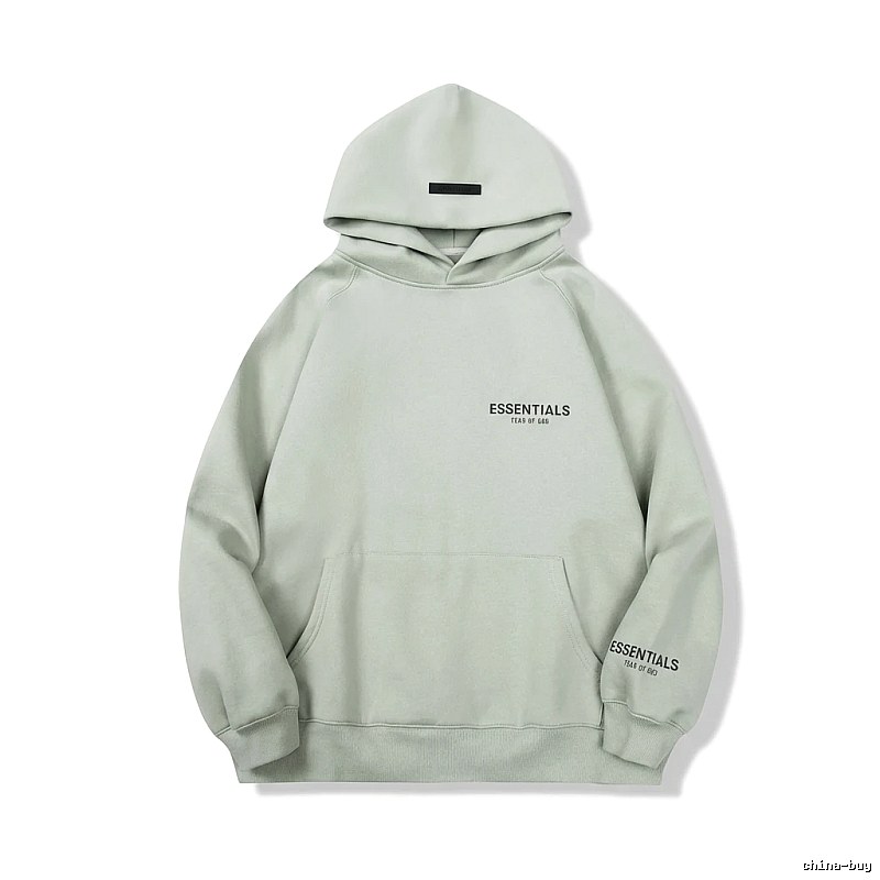 ESSENTIALS minimalist style light gray sweatshirt